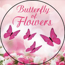 Butterfly of flowers