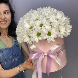 Ромашки в коробке