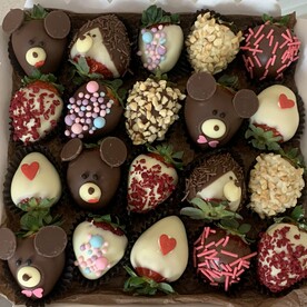 Клубника в шоколаде Мишки-ежики