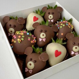 Клубника в шоколаде Мишки 5