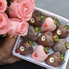 Клубника в шоколаде Мишки 6