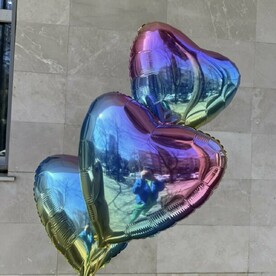 Радужные сердечки