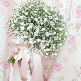 Букет невесты из гипсофилы