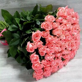 Большой букет роз