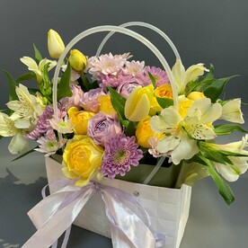 Букет в сумочке «Бриз»