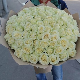 101 белая Роза