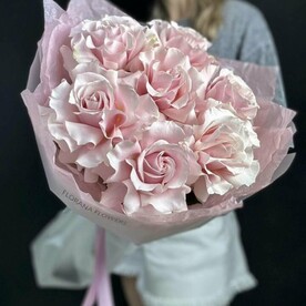 Букет из французских роз 7 шт