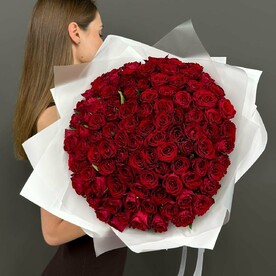 101 роза букет