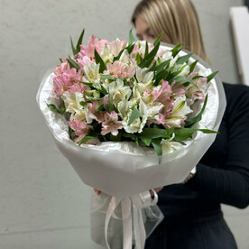 Букет из 19 альстромерий