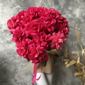 Букет 25 малиновых роз