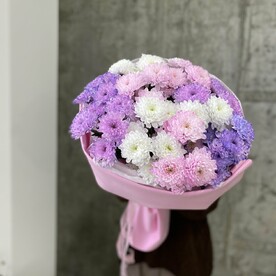 Букет гигант из хризантем