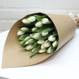 Букет из 29 тюльпанов