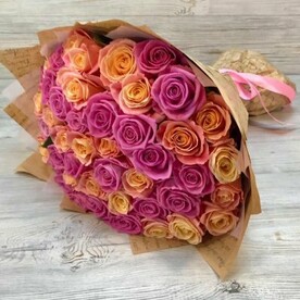 Букет из 51 микс роз