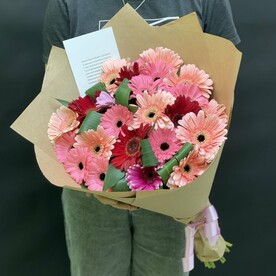 Букет из 25 Гербер