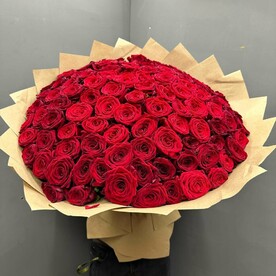 Букет 101 красная роза