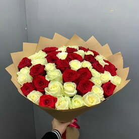 Букет из 51 микс роз 🌹❤️❤️🥰🥰😍✅✅👍