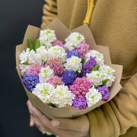 Букет из 25 гиацинтов 🥰🥰🥰