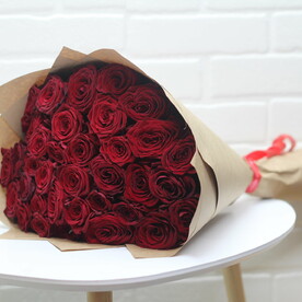 Букет из 35 красных роз! Милая моя