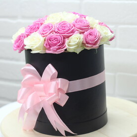 Коробка из 25 роз