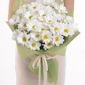 Прекрасный букет из ромашковых хризантем💝