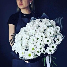 Шикарный букет!!! из ромашковых хризантем