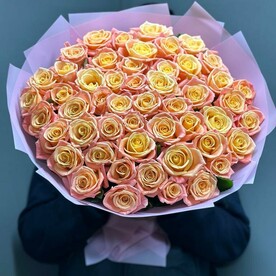 Букет «Кувшинки Моне» из 51 розы