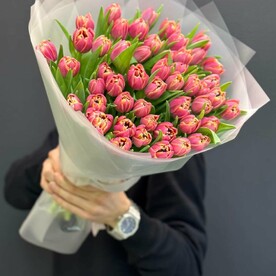 Букет 51 тюльпанов