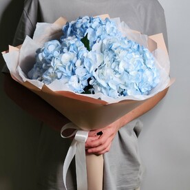 Голубая гортензия