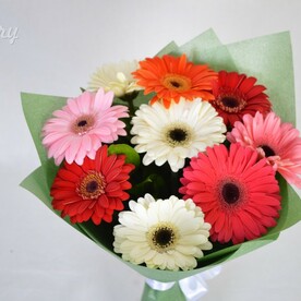 Букет из  9 гербер