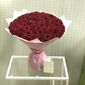 101 роза в букете