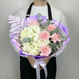 Зефирный комплимент с гортензией