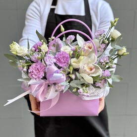 Сборная композиция в сумочке