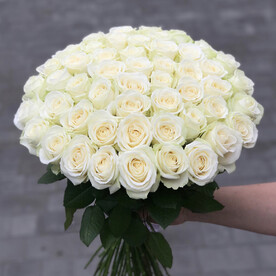 51 белая Роза Аваланж