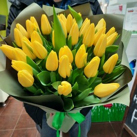Желтые тюльпаны 🌸
