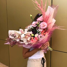 Букет с орхидеей🌸