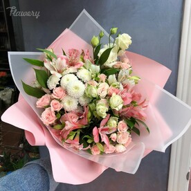 Букет с альстромерией🌸