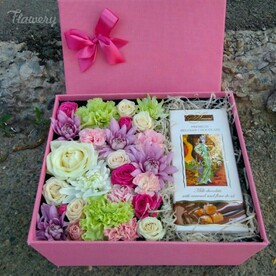 Композиция с шоколадом🌸