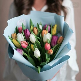 Радуга из тюльпанов 🌺