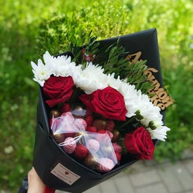 Комплимент с цветами