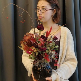 Сухоцветная композиция с протеей