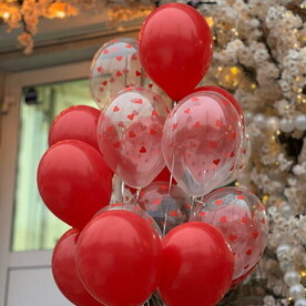 Фонтан из 15 шаров