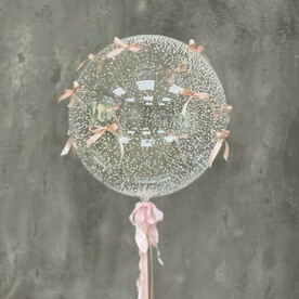 Шар баблс с бантиками