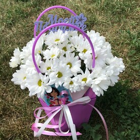 Сумочка с ромашками