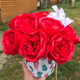 Пионы из мыло