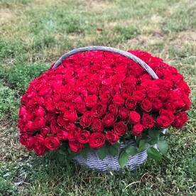 301 Роза в корзинке