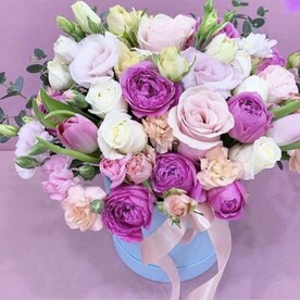 Цветы в коробке