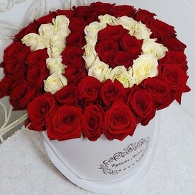 51 Роза в коробке