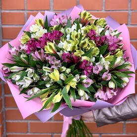 Альстромерия в букете 25 шт