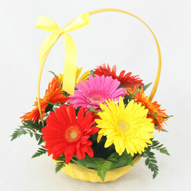 Корзинка из гербер