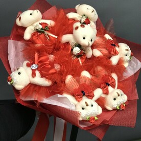 Букет из мишек